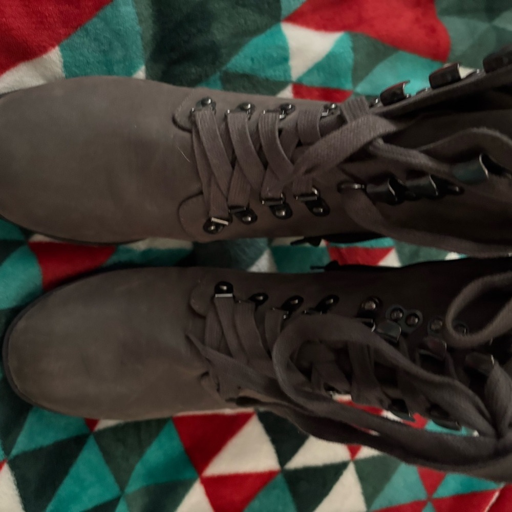 MIA Gray Ankle Boots